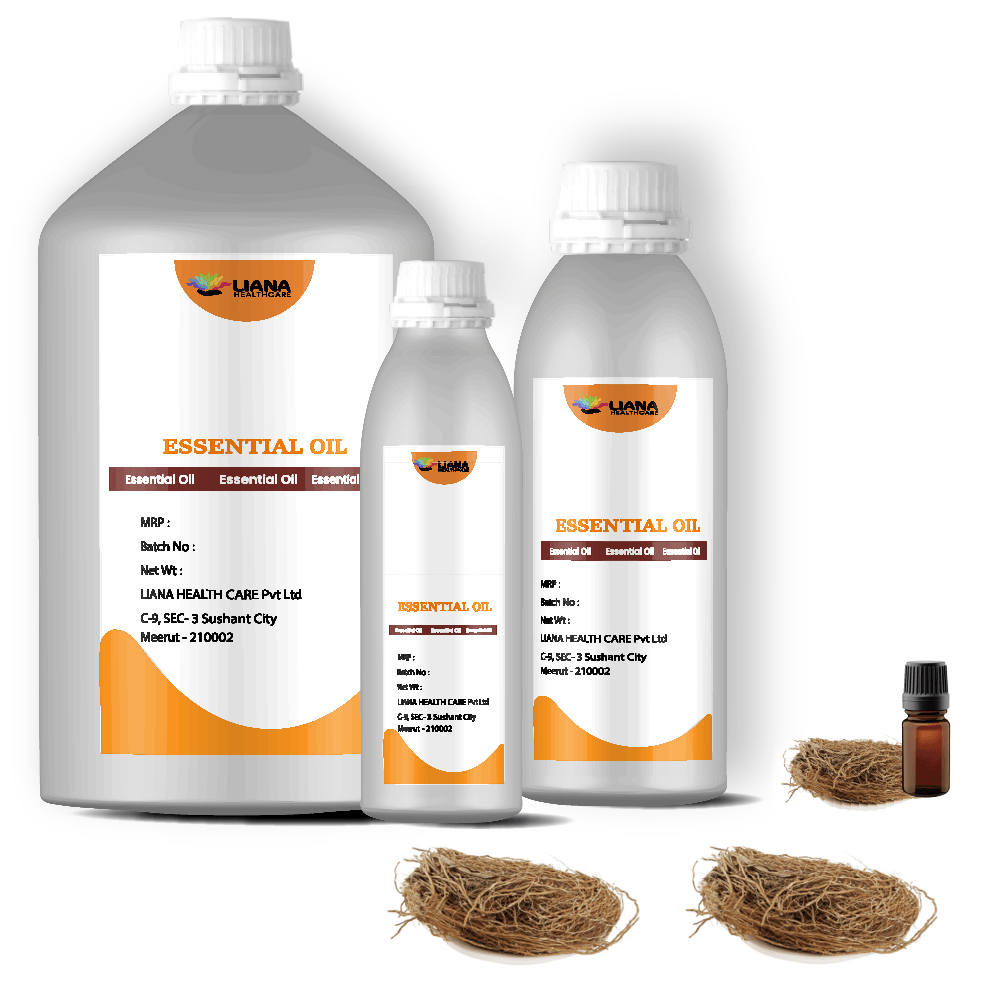 Pure Essential Vetiver Oil - Purity: 99.6