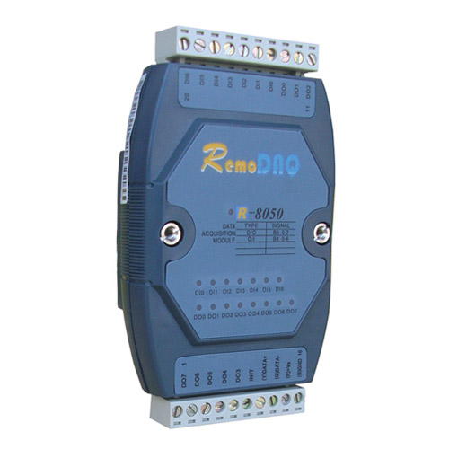 R-8050 7-Channel Ttl Level Digital Input/ 8-Channel Open Collector Output Module - Application: Industrial Automation