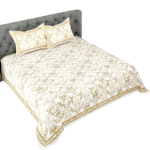 Designer Printed Double Bedsheet