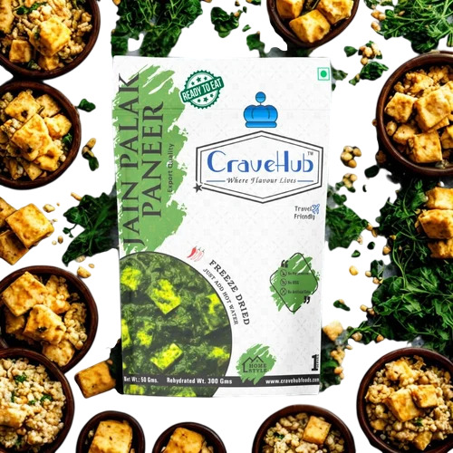 Freeze Dried Ready To Eat Jain Palak Paneer
