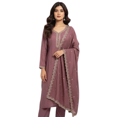 Full Sleeves Cotton Kurti Pant Set