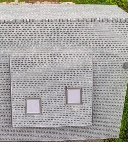 Gray Double Layer Asphalt Roofing Shingles