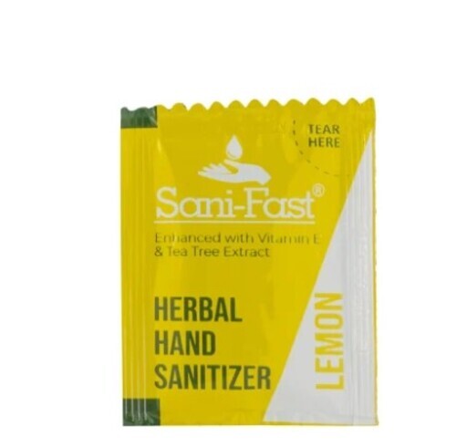 Herbal Hand Sanitizer Sachets Pack