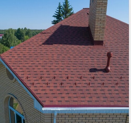 Plain Double Layer Asphalt Roofing Shingles