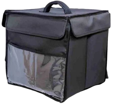 Polyester Black Food Delivery Bag