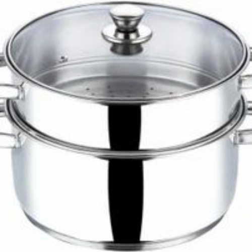 Ss Two Tier Steamer - Color: Silver