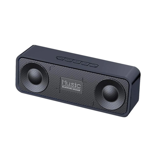 Black Rectangular Wireless Bluetooth Speakers - Features: Durable