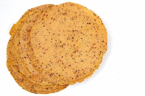 Chana Masala Papad