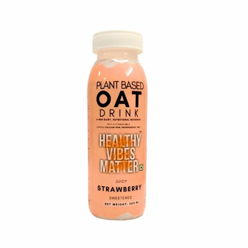 Healthy Vibes Matter Oat Strawberry Drink