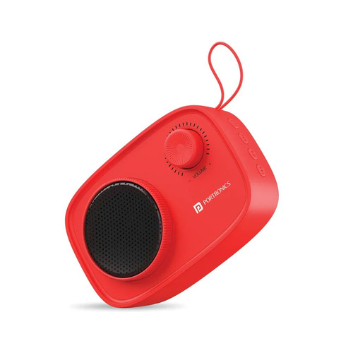 Red Bluetooth Speaker - Features: Durable
