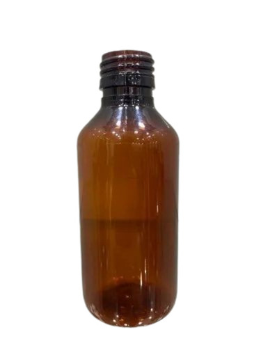 100 Ml Round Pharmaceutical Plastic Pet Bottle - Color: Brown