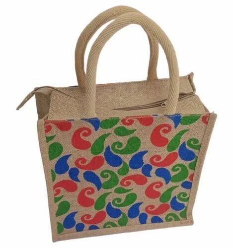 250 Gsm Printed Jute Shopping Bag
