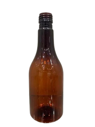 300 Ml Round Pharmaceutical Plastic Pet Bottle - Color: Brown