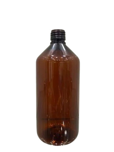 450 Ml Round Pharmaceutical Plastic Pet Bottle - Color: Brown