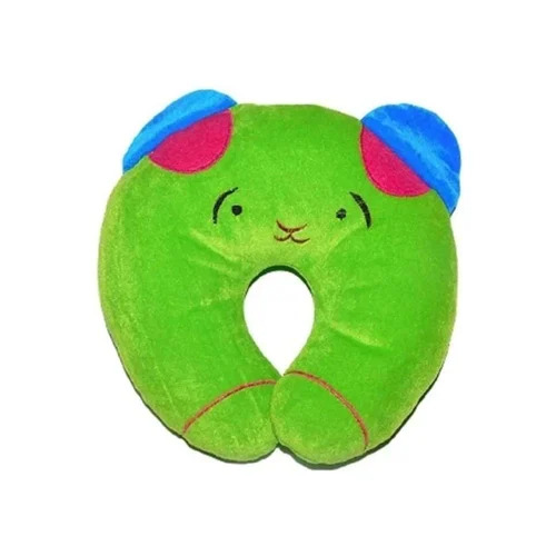 Baby Green Cotton Neck Pillow - Pillow Filling: Microfiber