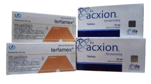 Terfamex Acxion Fentermina 30Mg Tablets - Drug Type: General Medicines