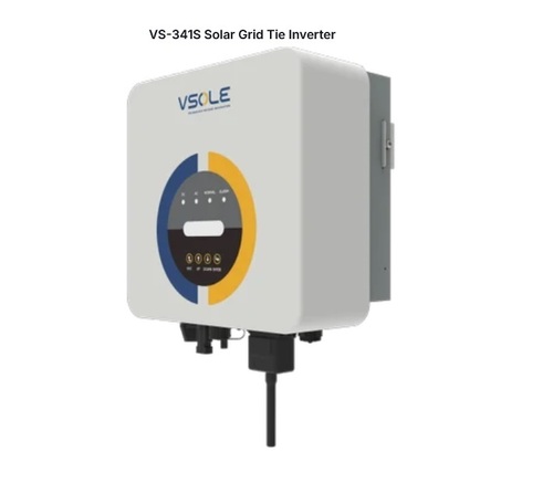 VS 341S Solar Grid Tie Inverter - Mild Steel, 280x184x310mm, Grey | 10-20kW, Multiple MPPT, Fan-less Cooling, Wi-Fi/GPRS Monitoring
