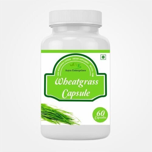 Wheatgrass Capsules - Age Group: For Adults