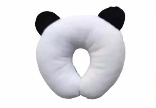 White Color Baby Cotton Neck Pillow - Pillow Filling: Microfiber