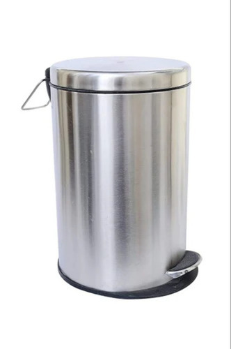 10 X 14 Inch Stainless Steel Foot Pedal Dustbin