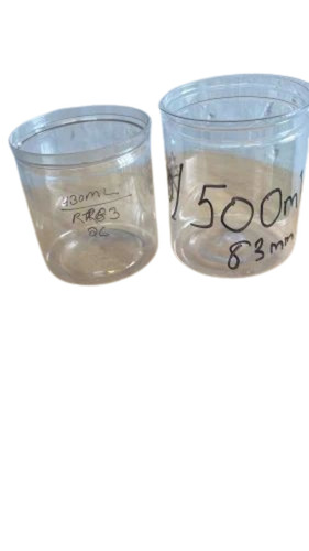 500 Ml Transparent Plastic Pet Container