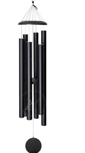 65 Inch Black Wind Chime For Home