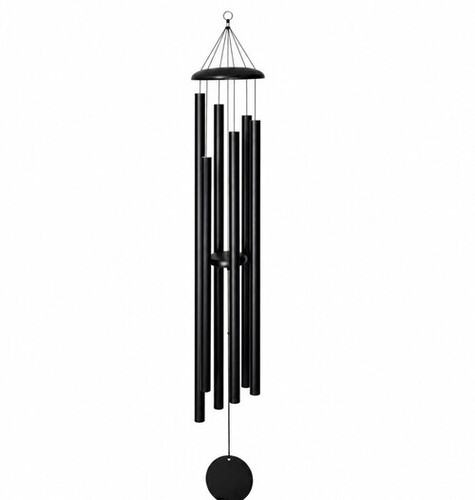 74 Inch Black Wind Chime For Home 