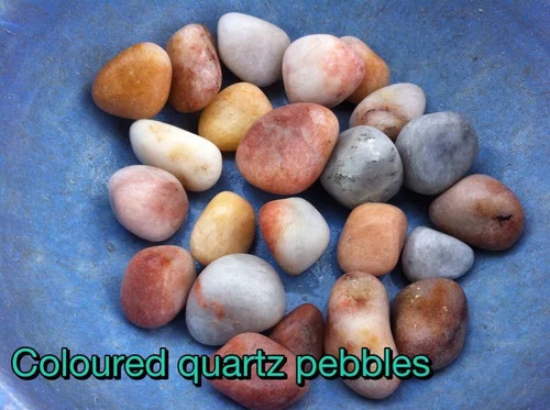 Coloured Quartz Pebbles