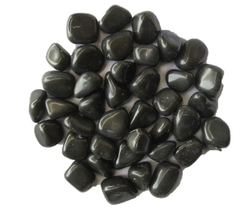 Indoor Black Polished Pebbles
