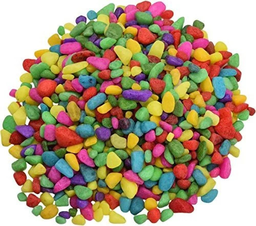 Mixed Color Pebbles Glass