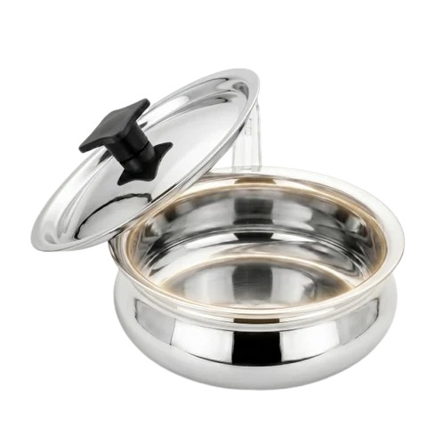Stainless Steel Biryani Handi With Lid