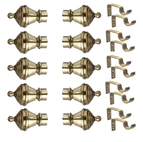 Steel Curtain Brackets - Color: Na