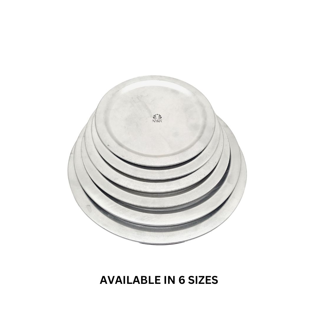 Aluminium Dhakkan Set For Cookware 6Pcs - Color: White