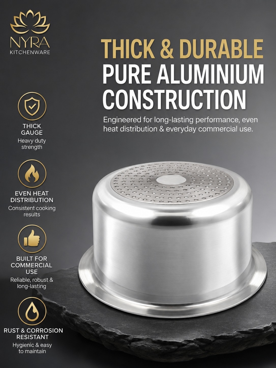 Aluminium Topes