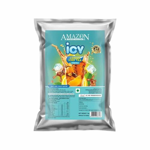 Amazon Icy Lemon Flavoured Iced Tea Premix - Color: Black