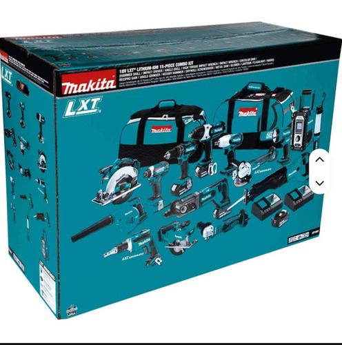 Makita LXT1500 18-Volt LXT Lithium-Ion Combo with Free Shipping for Magnetic and Impact Drilling