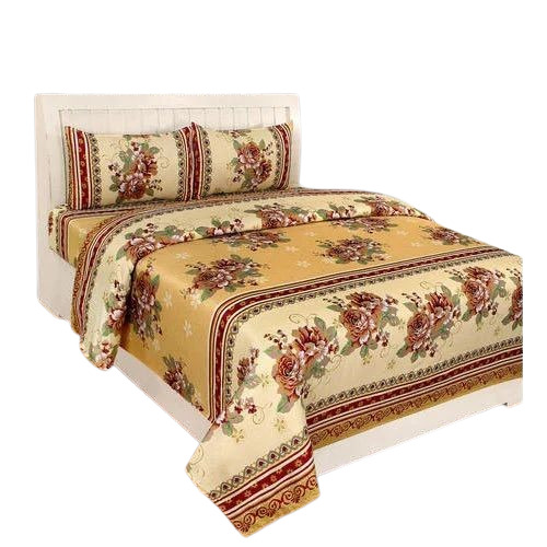 Rectangular Printed Cotton Bedsheet