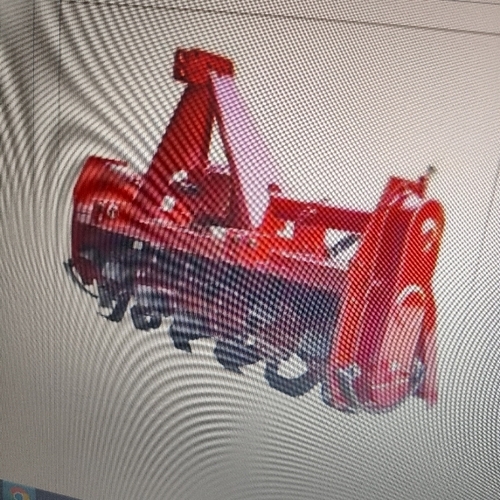 Red rotavator