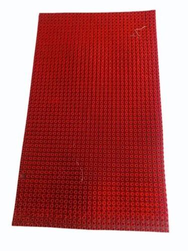Red Rubber Floor Mat