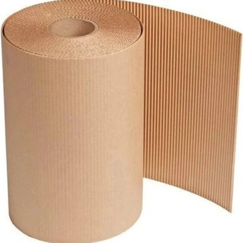 Corrugated Cardboard Packaging Roll - Color: Brown