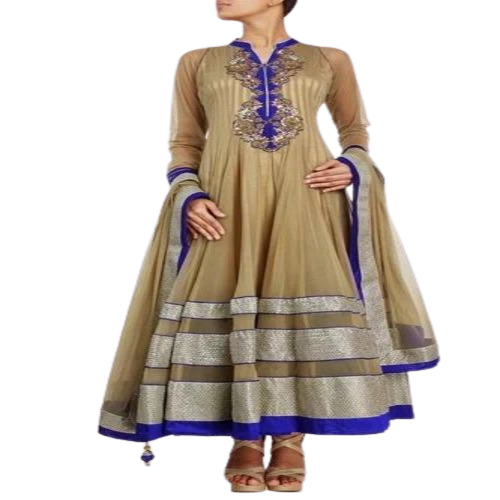 Ladies Collar Anarkali Suit