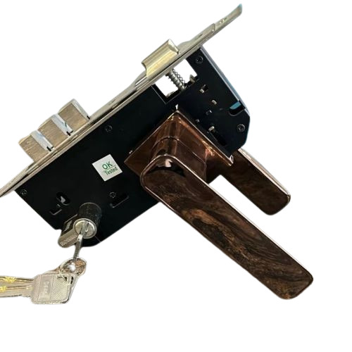 Rose Handle Door Lock Set