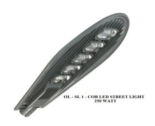 250 Watt Cob Led Street Light - Color: Black