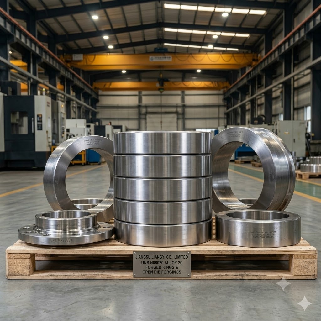 Alloy 20 Uns N08020 2.4660 Acid Resistant Forgings For Sulfuric Acid Chemical Oil Gas Valve Bodies Pump Shafts Rings Tube Sheets - Application: Machine Parts