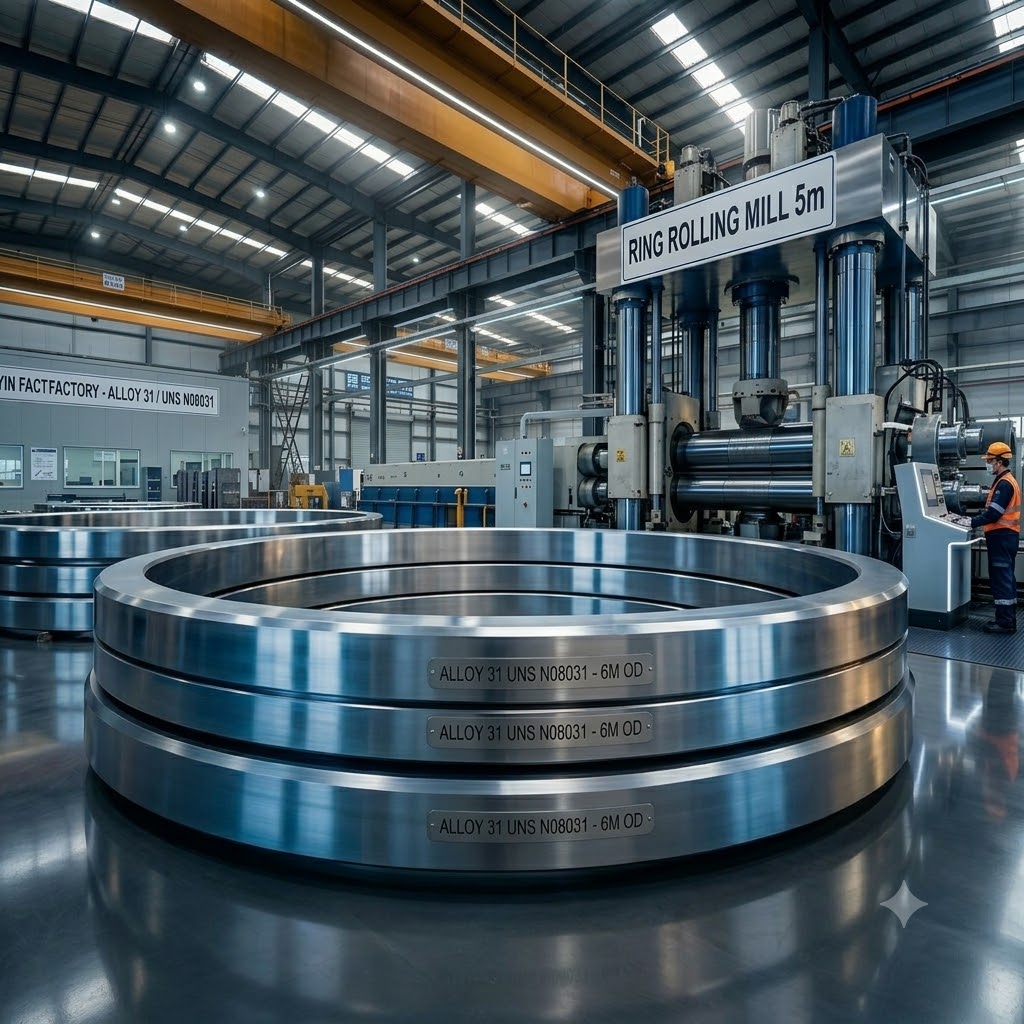 Alloy 31 Uns N08031 / W.Nr. 1.4562 Super Austenitic Stainless Steel Forgings For Chemical, Offshore Oil & Gas Applications - Application: Machine Parts