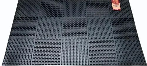 Black Rubber Floor Mat