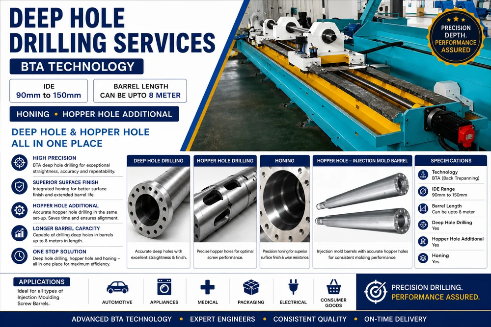 Deep Hole Drilling Services By Ganga E-hydroindustries