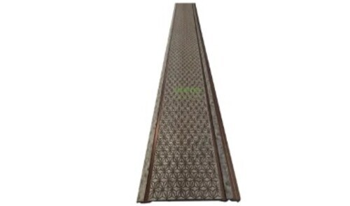Flat and Fluted Charcoal Panel