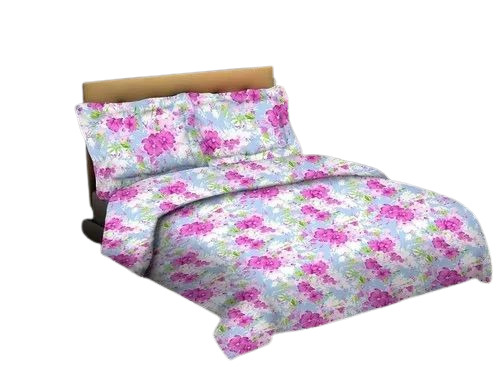 Floral Printed Cotton Double Bedsheet