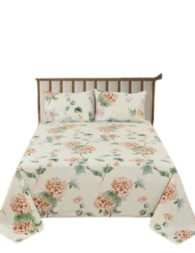 Floral Printed Double Bed Sheets